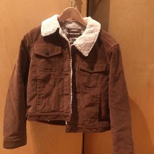 Marine Layer Boyd cord trucker Sherpa jacket